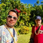 Cruising with Danny and Peter, Holland America Line, Koningsdam, Nawiliwili, Kauai, Hawaii, United States | Scenic views from the Nawiliwili Plantation Railway showcasing lush landscapes of Kauai, tropical fruit plantations, and historic plantation architecture, capturing the essence of a Hawaiian plantation experience.