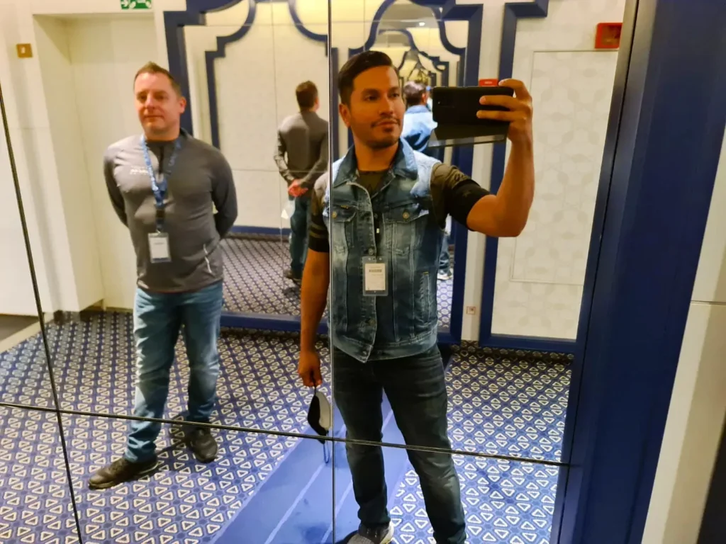 Cruising with Danny and Peter, Holland America Line, Koningsdam, San Diego, California, United States | Visitors enjoying wildlife exploration at the San Diego Zoo, featuring a variety of animals in lush exhibits. Includes close-ups of majestic lions, playful pandas, and other fascinating species. The image also shows people savoring delicious San Diego fish tacos, highlighting the coastal dining experience in San Diego.