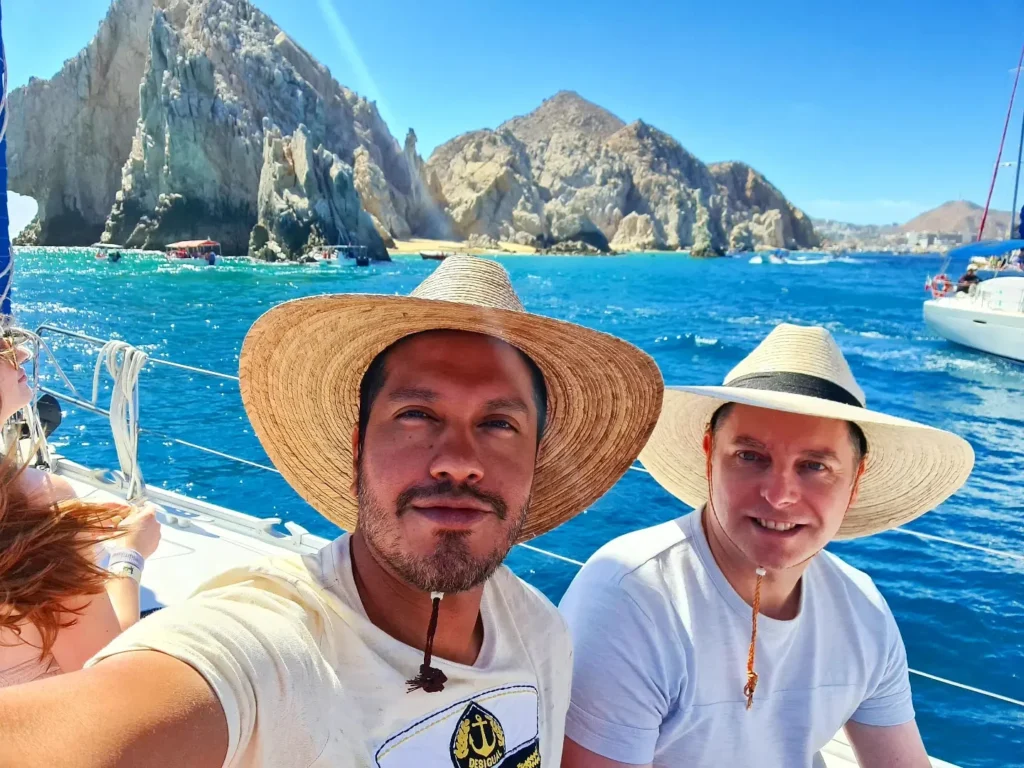 Cruising with Danny and Peter, Holland America Line, Koningsdam. Cabo San Lucas, Mexico | A scenic Cabo San Lucas Sailing adventure showcasing the stunning coastline, vibrant beaches, luxurious yacht charter, and breathtaking sunset views on a Cabo San Lucas boat tour, perfect for a memorable Cabo coastal adventure and Pacific Ocean sailing Cabo experience.