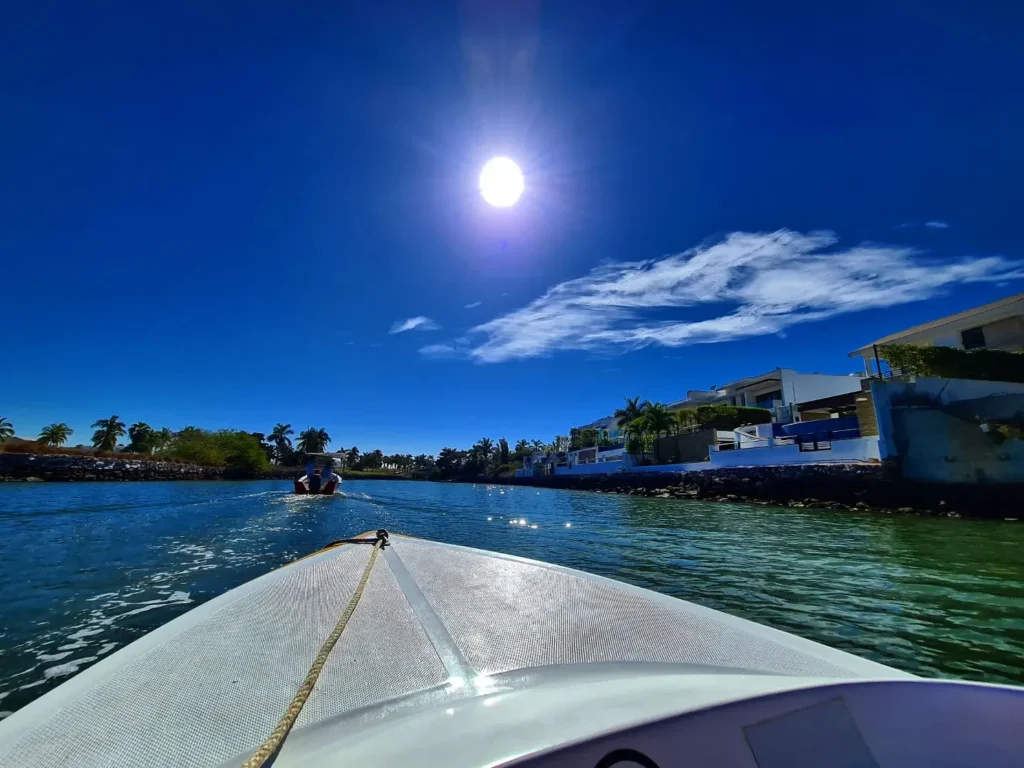 Cruising with Danny and Peter, Holland America Line, Koningsdam, Mazatlan, Mexico | Thrilling Mazatlán adventure tour highlights featuring speed boat rides across the Pacific Ocean, pulmonia car tour through Old Town Mazatlán, and resort relaxation.
