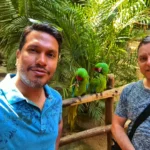 Cruising with Danny and Peter, Holland America Line, Koningsdam, Puerto Vallarta, Mexico | Las Caletas Beach in Puerto Vallarta featuring serene sandy shores, lush tropical greenery, and guests enjoying a relaxing beach day. The scene captures the essence of a secluded beach getaway with clear blue waters, vibrant Mexican cuisine, and the tranquil atmosphere of this hidden gem.