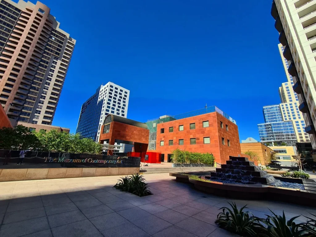 Cruising with Danny and Peter, Holland America Line, Koningsdam, Los Angeles, California, United States | Images of exploring downtown Los Angeles: the historic Angel's Flight railway, vibrant Grand Central Market dining experiences, the architectural beauty of Walt Disney Concert Hall, and engaging Grammy Museum exhibits showcasing the LA art and music scene.