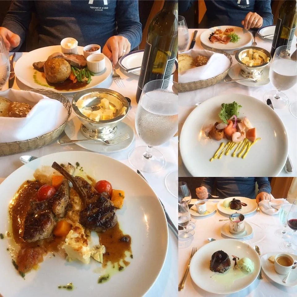 Cruising with Danny and Peter, Holland America Line, Zuiderdam, Oslo, Norway | Breakfast on the Zuiderdam verandah with stunning Norwegian fjord views, a luxurious start to the Norwegian fjords cruise experience. Explore Oslo’s skyline, including the Royal Palace, and enjoy fresh Norwegian salmon at a waterfront restaurant, all while taking in majestic fjord landscapes from the ship.