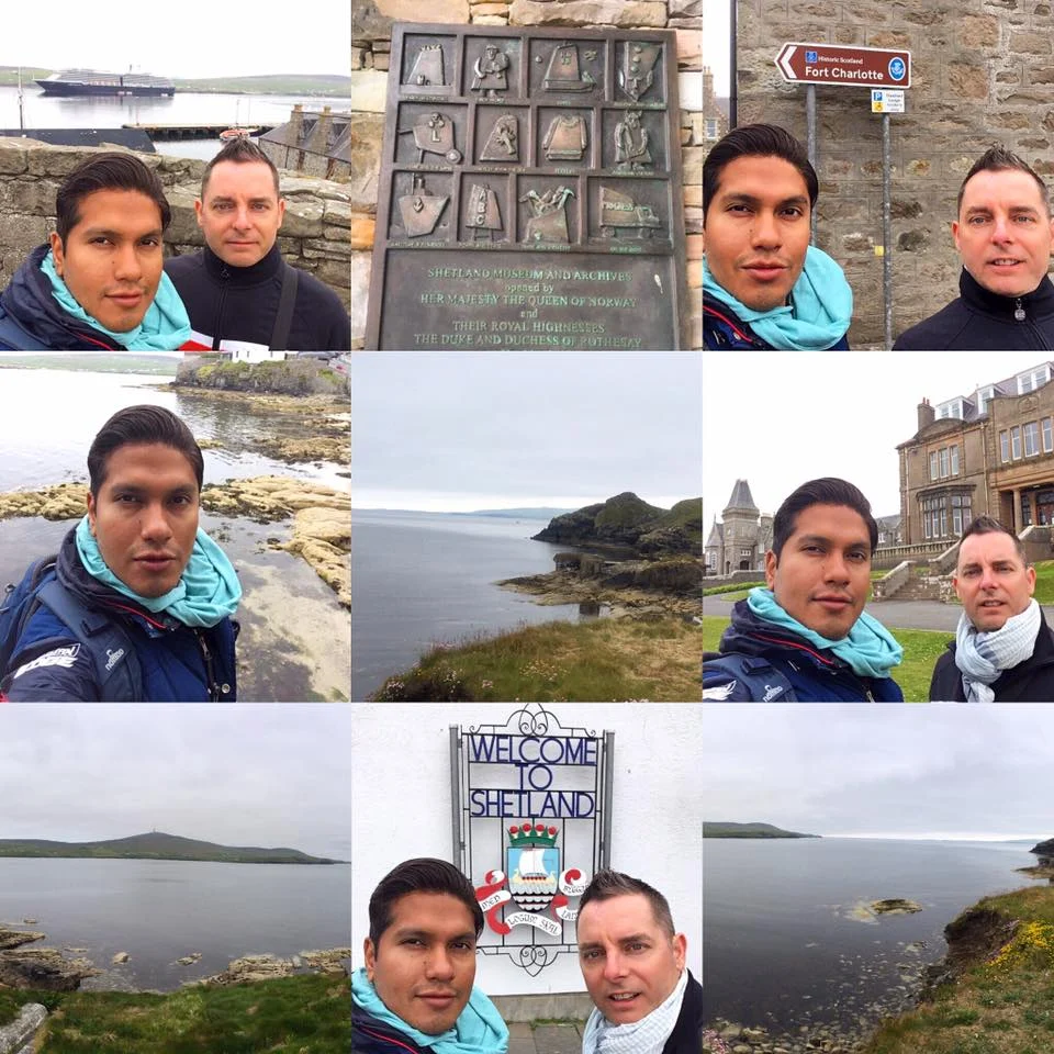 Lerwick Cruise Port: Our Complete Guide + Insider Tips 2026 (Visited Once in 2016 by Danny and Peter) 3 Cruising with Danny and Peter, Holland America Line, Zuiderdam, Lerwick, Shetland Islands, United Kingdom | Stunning view of marvelous nature in Scotland featuring the rugged cliffs and rolling hills of the Shetland Islands scenic beauty. Coastal landscapes showcase breathtaking Scottish landscapes with vibrant flora and fauna of Scotland, while serene waters reflect the essence of a marvelous nature adventure in Shetland Islands. The image captures the wild charm of the picturesque Scottish countryside and the natural wonders that make Scotland's wilderness so captivating.