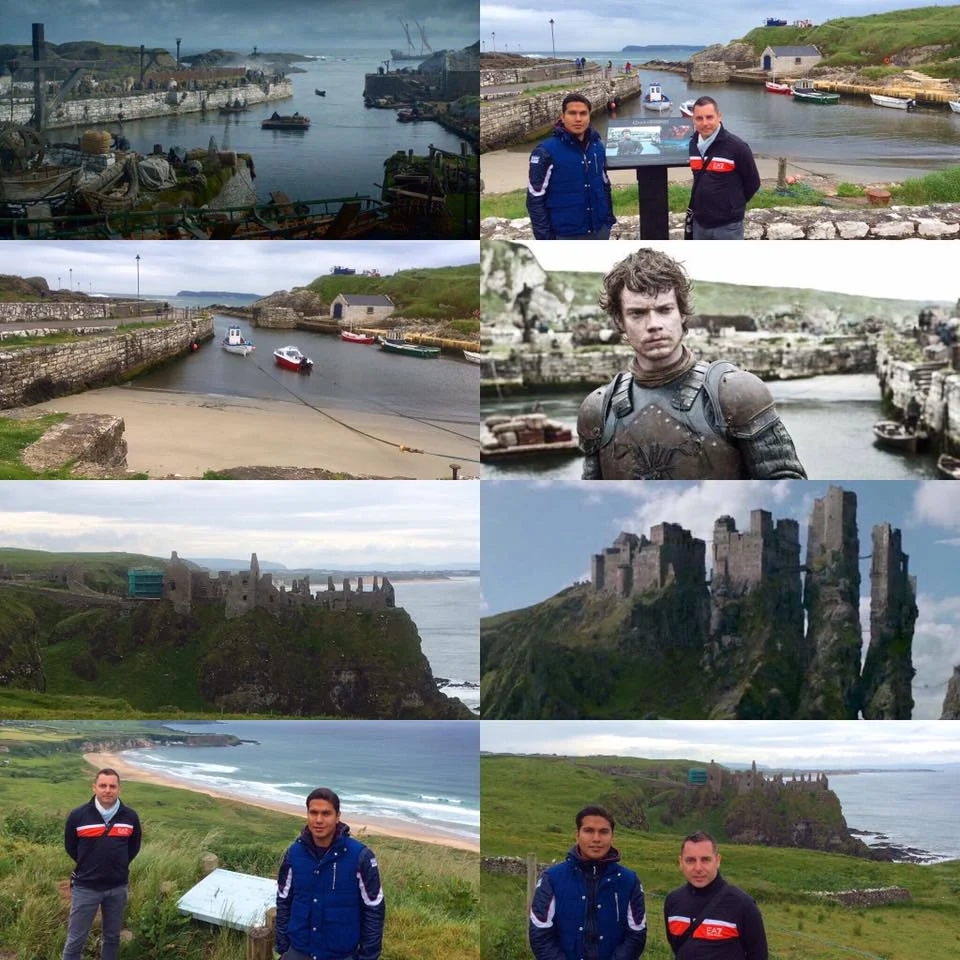 Cruising with Danny and Peter, Holland America Line, Zuiderdam, Belfast, Northern Ireland, United Kingdom | Explore iconic Game of Thrones tour in Northern Ireland locations, including Winterfell Castle, The Dark Hedges King's Road, Giant’s Causeway, and Carrick-a-Rede Rope Bridge, showcasing stunning Game of Thrones filming locations and breathtaking landscapes.