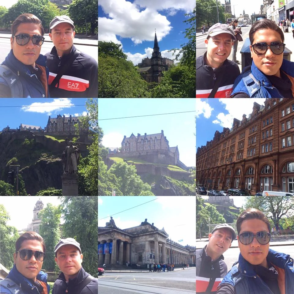 Cruising with Danny and Peter, Holland America Line, Zuiderdam, Edinburgh, Scotland, United Kingdom | Edinburgh Castle with panoramic views, Scottish bagpipers performing, a scenic terrace coffee break with Edinburgh’s skyline, and a British barbecue feast on deck during the Holland America Line Edinburgh Cruise aboard the Zuiderdam.