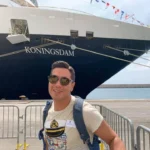 Cruising with Danny and Peter, Holland America Line, Koningsdam, Civiatavecchia, Rome, Italy | Guests enjoying a luxurious evening on the Koningsdam during the Ancient Empires Cruise, with views of the Mediterranean Sea, exploring historical sites in Greece, and indulging in exquisite dining experiences that highlight local cuisine.