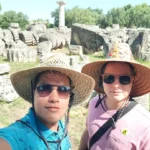 Cruising with Danny and Peter, Holland America Line, Koningsdam, Katakolon, Olympia, Greece | View of Ancient Olympia landmarks during the Katakolon Ancient Olympia Tour, featuring historic ruins and Olympic Games heritage, followed by Sel de Mer seafood dining on a luxurious day trip from Katakolon to Olympia, showcasing Greek cultural exploration and culinary delights.