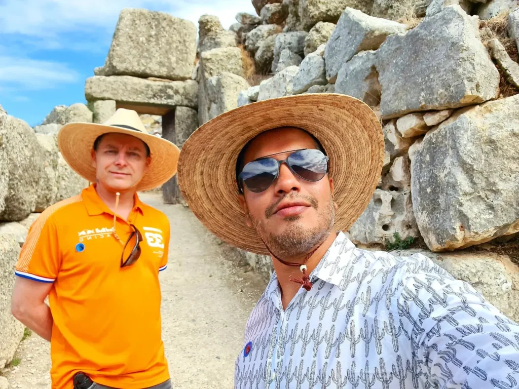 Cruising with Danny and Peter, Holland America Line, Oosterdam, Nafplion, Greece | Explore the ancient ruins of Mycenae and Epidaurus in Greece, featuring the iconic Lion Gate of Mycenae, the tomb of King Agamemnon, and the Epidaurus Theater with its renowned acoustics. Experience the rich cultural heritage of Ancient Greek architecture and discover these UNESCO World Heritage Peloponnese archaeological sites. Complete your journey with stunning views of the Venetian fortress in Náfplion, showcasing Greece's timeless history and architectural marvels.