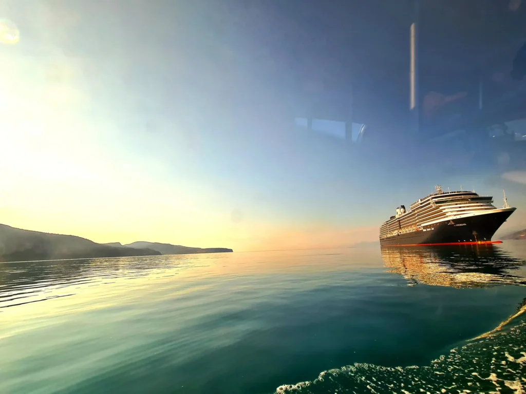 Cruising with Danny and Peter, Holland America Line, Oosterdam, Nafplion, Greece | Explore the ancient ruins of Mycenae and Epidaurus in Greece, featuring the iconic Lion Gate of Mycenae, the tomb of King Agamemnon, and the Epidaurus Theater with its renowned acoustics. Experience the rich cultural heritage of Ancient Greek architecture and discover these UNESCO World Heritage Peloponnese archaeological sites. Complete your journey with stunning views of the Venetian fortress in Náfplion, showcasing Greece's timeless history and architectural marvels.