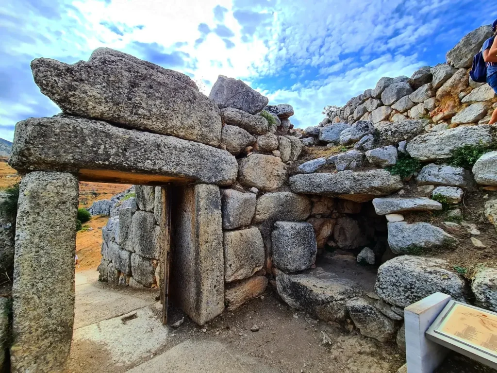 Cruising with Danny and Peter, Holland America Line, Oosterdam, Nafplion, Greece | Explore the ancient ruins of Mycenae and Epidaurus in Greece, featuring the iconic Lion Gate of Mycenae, the tomb of King Agamemnon, and the Epidaurus Theater with its renowned acoustics. Experience the rich cultural heritage of Ancient Greek architecture and discover these UNESCO World Heritage Peloponnese archaeological sites. Complete your journey with stunning views of the Venetian fortress in Náfplion, showcasing Greece's timeless history and architectural marvels.