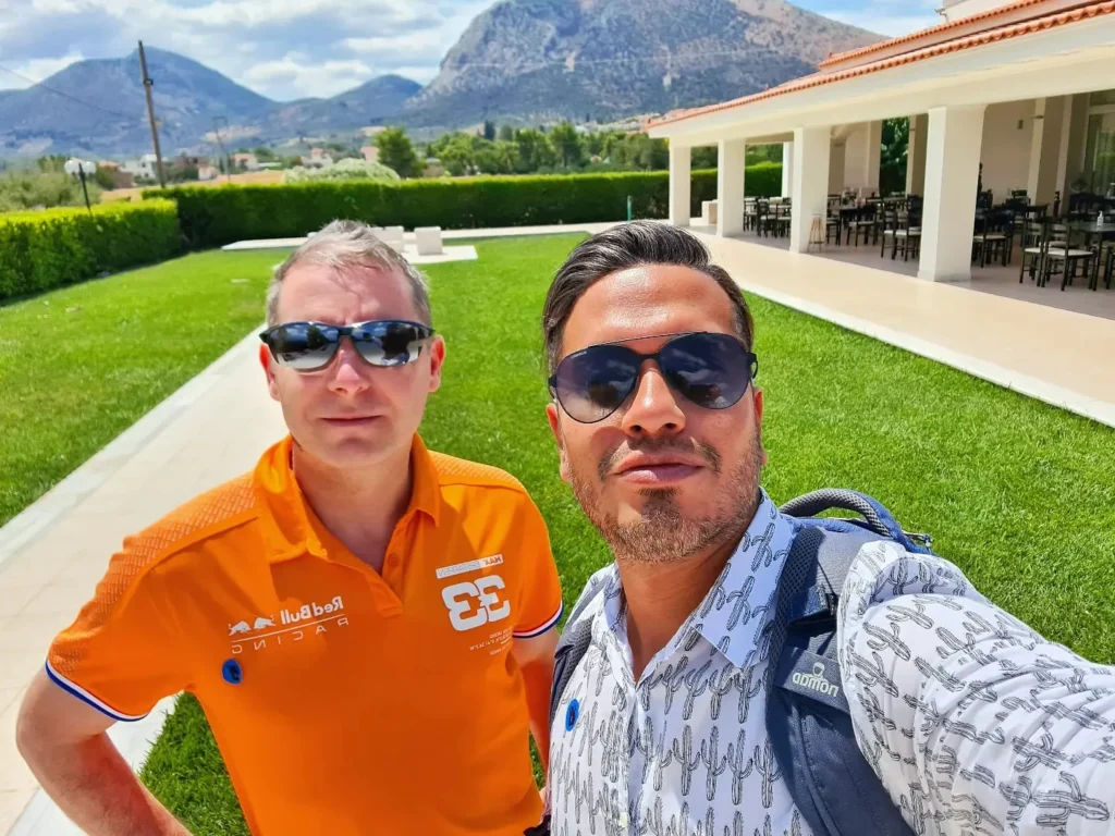 Cruising with Danny and Peter, Holland America Line, Oosterdam, Nafplion, Greece | Explore the ancient ruins of Mycenae and Epidaurus in Greece, featuring the iconic Lion Gate of Mycenae, the tomb of King Agamemnon, and the Epidaurus Theater with its renowned acoustics. Experience the rich cultural heritage of Ancient Greek architecture and discover these UNESCO World Heritage Peloponnese archaeological sites. Complete your journey with stunning views of the Venetian fortress in Náfplion, showcasing Greece's timeless history and architectural marvels.