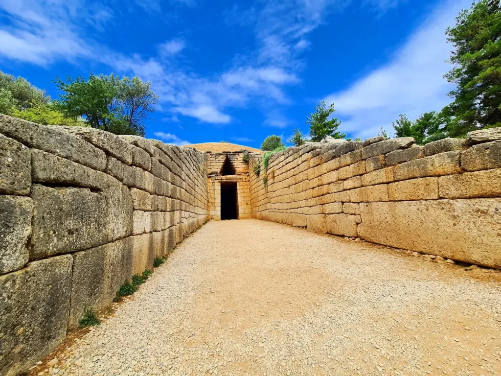 Cruising with Danny and Peter, Holland America Line, Oosterdam, Nafplion, Greece | Explore the ancient ruins of Mycenae and Epidaurus in Greece, featuring the iconic Lion Gate of Mycenae, the tomb of King Agamemnon, and the Epidaurus Theater with its renowned acoustics. Experience the rich cultural heritage of Ancient Greek architecture and discover these UNESCO World Heritage Peloponnese archaeological sites. Complete your journey with stunning views of the Venetian fortress in Náfplion, showcasing Greece's timeless history and architectural marvels.
