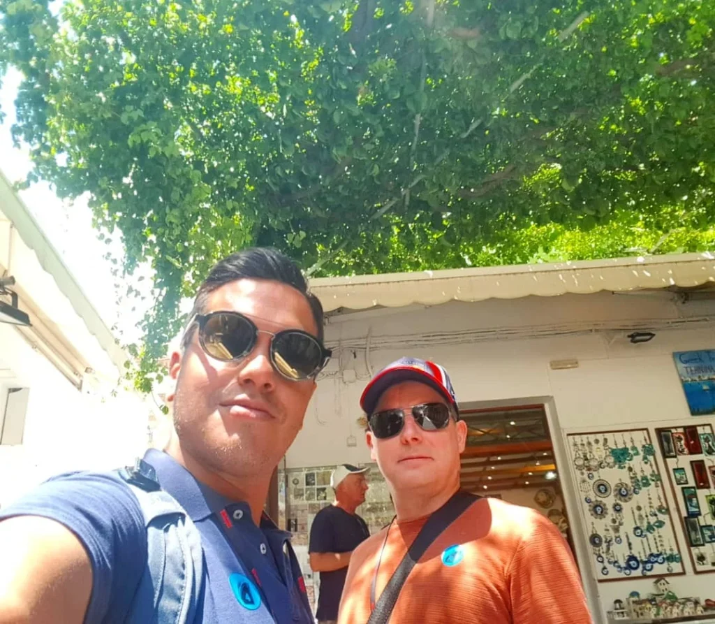 Cruising with Danny and Peter, Holland America Line, Koningsdam, Rhodes, Greece | Exploring Rhodes Greece on an ancient city tour, featuring the medieval streets of Historic Rhodes, the majestic Rhodes Acropolis, and the rich Greek Island History.