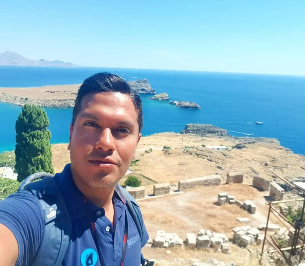 Cruising with Danny and Peter, Holland America Line, Koningsdam, Rhodes, Greece | Exploring Rhodes Greece on an ancient city tour, featuring the medieval streets of Historic Rhodes, the majestic Rhodes Acropolis, and the rich Greek Island History.