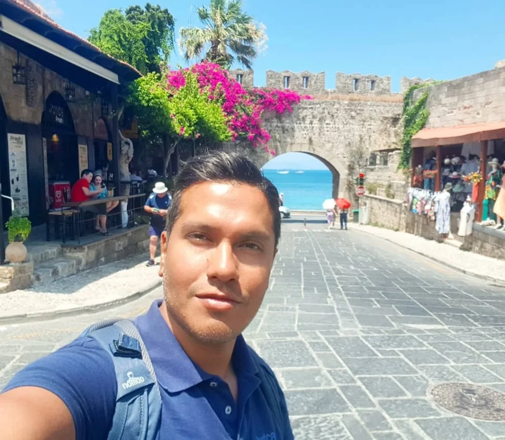 Cruising with Danny and Peter, Holland America Line, Koningsdam, Rhodes, Greece | Exploring Rhodes Greece on an ancient city tour, featuring the medieval streets of Historic Rhodes, the majestic Rhodes Acropolis, and the rich Greek Island History.