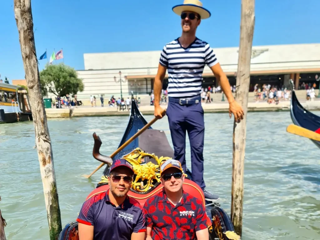 Cruising with Danny and Peter, Holland America Line, Oosterdam, Trieste, Venice, Italy | Stunning views of the Adriatic coastline from our cruise ship, romantic gondola ride through Venice canals, iconic St. Mark’s Basilica, historic Rialto Bridge, and bustling Venetian piazza—all highlights of our Venice Gondola Ride and City Tour during the Adriatic Adventure.