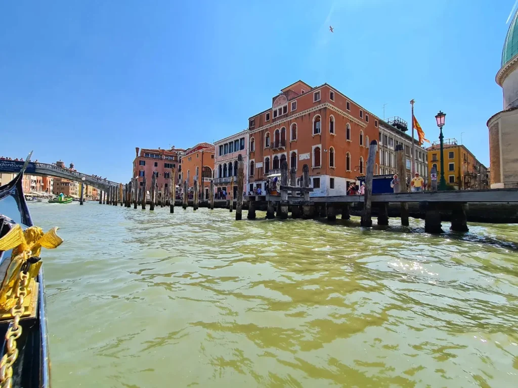 Cruising with Danny and Peter, Holland America Line, Oosterdam, Trieste, Venice, Italy | Stunning views of the Adriatic coastline from our cruise ship, romantic gondola ride through Venice canals, iconic St. Mark’s Basilica, historic Rialto Bridge, and bustling Venetian piazza—all highlights of our Venice Gondola Ride and City Tour during the Adriatic Adventure.