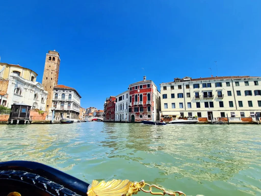 Cruising with Danny and Peter, Holland America Line, Oosterdam, Trieste, Venice, Italy | Stunning views of the Adriatic coastline from our cruise ship, romantic gondola ride through Venice canals, iconic St. Mark’s Basilica, historic Rialto Bridge, and bustling Venetian piazza—all highlights of our Venice Gondola Ride and City Tour during the Adriatic Adventure.