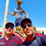 Cruising with Danny and Peter, Holland America Line, Oosterdam, Trieste, Venice, Italy | Stunning views of the Adriatic coastline from our cruise ship, romantic gondola ride through Venice canals, iconic St. Mark’s Basilica, historic Rialto Bridge, and bustling Venetian piazza—all highlights of our Venice Gondola Ride and City Tour during the Adriatic Adventure.