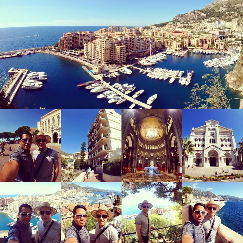 Cruising with Danny and Peter, Holland America Line, Zuiderdam, Monte Carlo, Monaco | Gallery of our one day in Monte Carlo cruise adventure, showcasing streets, a café, and Larvotto Beach, capturing the essence of this Mediterranean port.