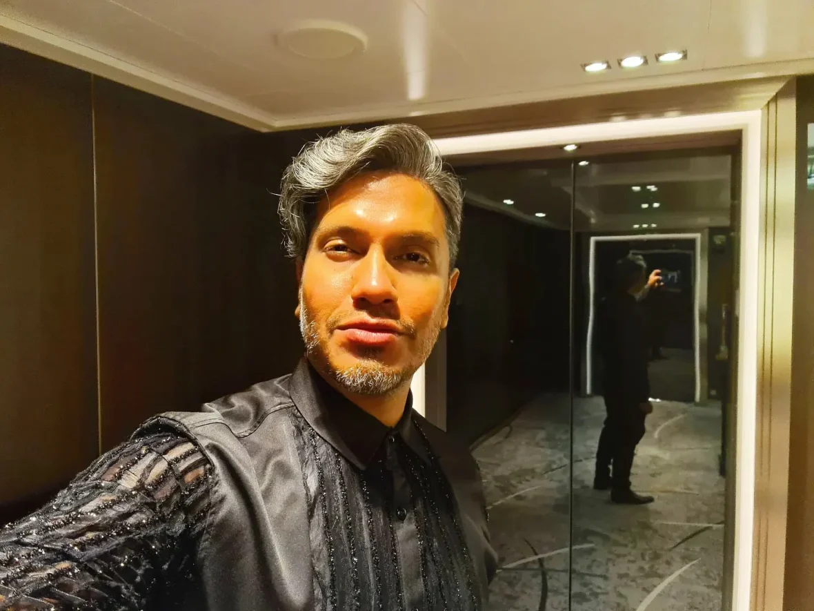 Cruising with Danny and Peter, Holland America Line, Rotterdam, Atlantic Ocean, Sea Day | Guests enjoying the first sea day on the Holland America Line 150th Anniversary Cruise aboard the Rotterdam, featuring scenic Atlantic Ocean views, elegant dining at the Pinnacle Grill, onboard events like the Mariners Society meeting on the Lido Deck, and morning breakfast selections. A memorable day at sea during Holland America Line’s milestone voyage celebration.