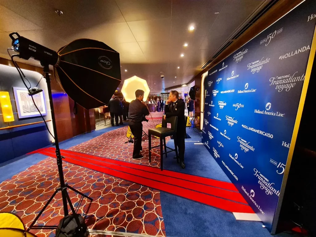 Cruising with Danny and Peter, Holland America Line, Rotterdam, Atlantic Ocean, Sea Day | Indonesian Rijsttafel at Sea served at the Tamarind restaurant aboard the Rotterdam cruise, showcasing vibrant dishes including Soto Ayam Madura, Nasi Goreng, and Pork Sate, alongside a Wasabi martini and Jalapeño martini, highlighting the unique culinary experience and ambiance of specialty restaurants on the cruise.