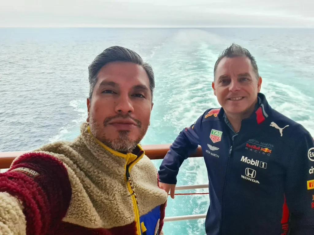 Cruising with Danny and Peter, Holland America Line, Rotterdam, Atlantic Ocean, Sea Day | A luxurious Sushi night MS Rotterdam experience aboard Holland America Line, featuring a variety of fresh sushi dishes like Hamachi, scallop ceviche, seared albacore tuna, and fried soft shell crab sushi, accompanied by cocktails at the Oceanview sushi restaurant with stunning ocean views, showcasing the Best sushi at sea during a memorable Sushi dining aboard MS Rotterdam.