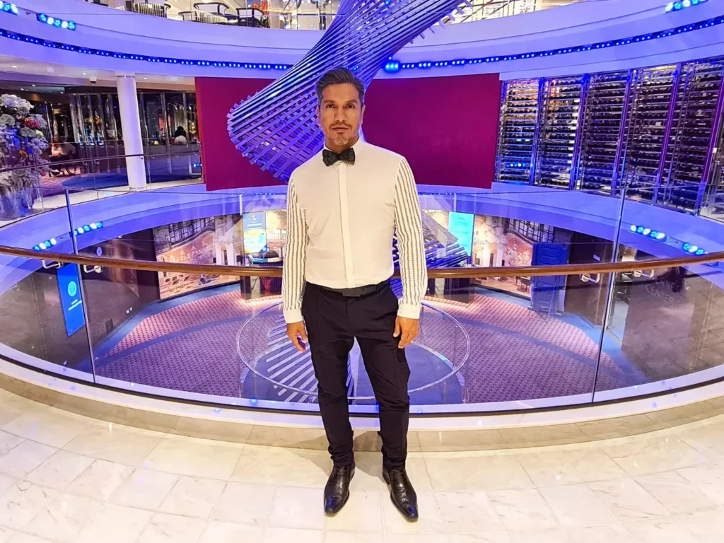 Cruising with Danny and Peter, Holland America Line, Rotterdam, Atlantic Ocean, Sea Day | Guests enjoying the exclusive Cellar Master Dinner aboard Holland America, featuring gourmet dishes, wine pairings, and an unforgettable luxury cruise dining experience.