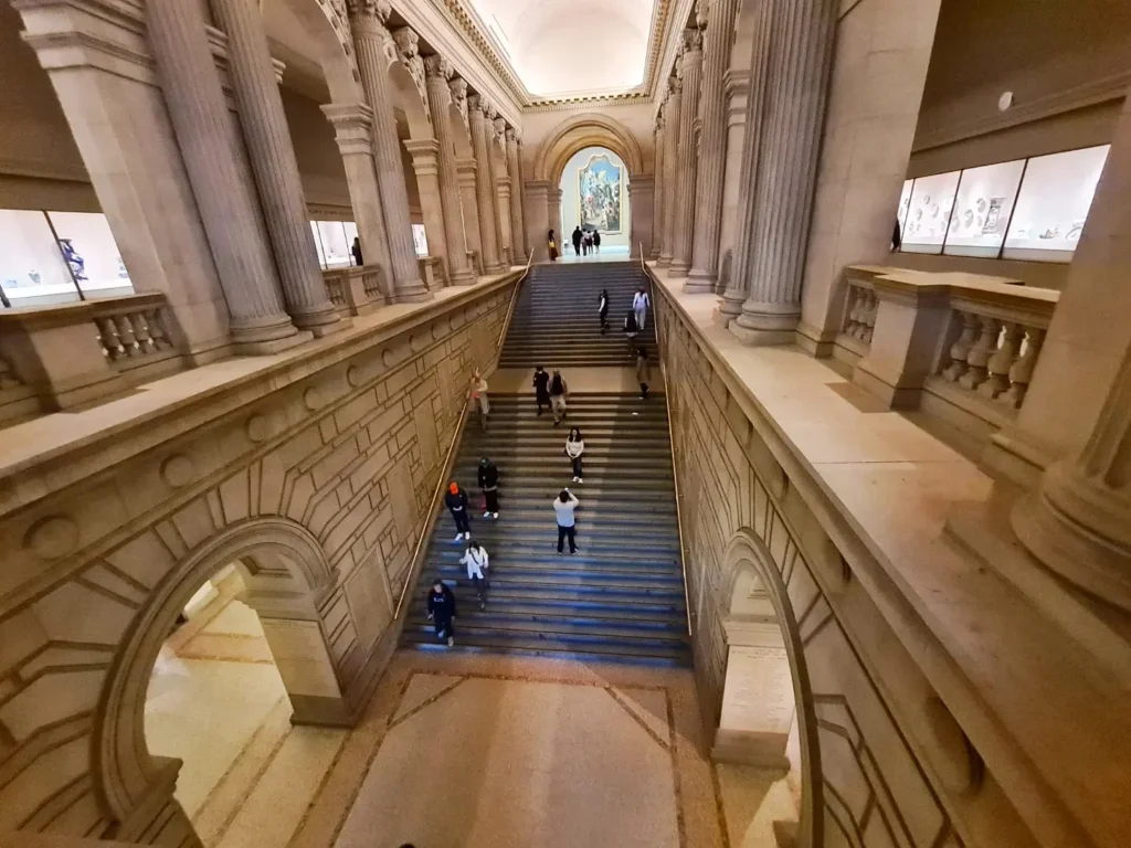 Cruising with Danny and Peter, Holland America Line, Rotterdam, New York, United States | Exploring Central Park New York on a sunny day, with scenic views of iconic landmarks like Bethesda Terrace and Bow Bridge, followed by a cultural visit to The Metropolitan Museum of Art showcasing masterpieces from Rembrandt, Van Gogh, and more.