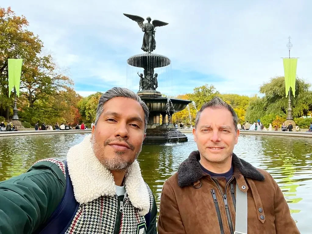 Cruising with Danny and Peter, Holland America Line, Rotterdam, New York, United States | Exploring Central Park New York on a sunny day, with scenic views of iconic landmarks like Bethesda Terrace and Bow Bridge, followed by a cultural visit to The Metropolitan Museum of Art showcasing masterpieces from Rembrandt, Van Gogh, and more.