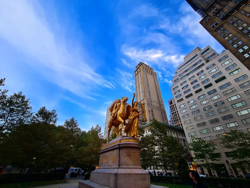 Cruising with Danny and Peter, Holland America Line, Rotterdam, New York, United States | Exploring Central Park New York on a sunny day, with scenic views of iconic landmarks like Bethesda Terrace and Bow Bridge, followed by a cultural visit to The Metropolitan Museum of Art showcasing masterpieces from Rembrandt, Van Gogh, and more.