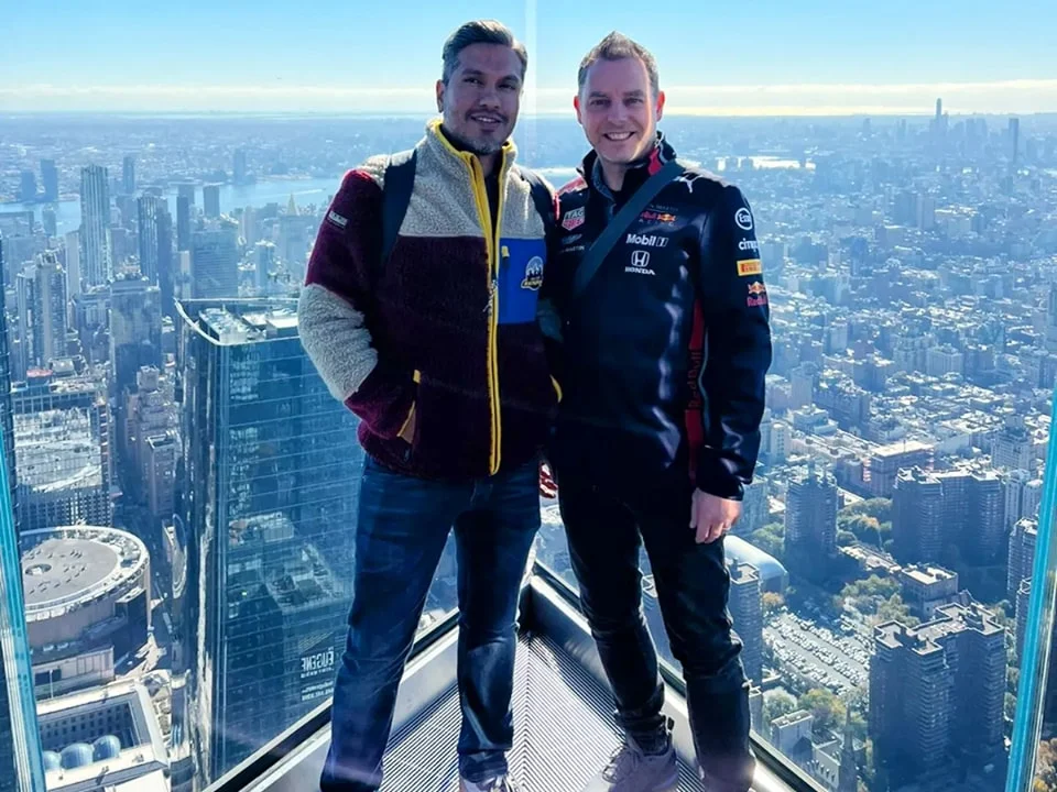 Cruising with Danny and Peter, Holland America Line, Rotterdam, New York, United States | New York Broadway experience with front row seats at Chicago on Broadway, featuring Angelica Ross as Roxie, stunning views from The Edge observation deck NYC, the iconic Hudson Yards Vessel, and a scenic stroll through High Line and Little Island. The vibrant Times Square at night and a delicious Chelsea Market food tour complete this unforgettable adventure.