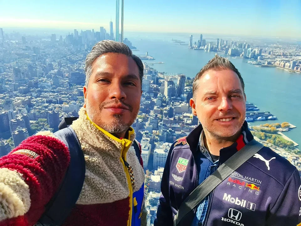 Cruising with Danny and Peter, Holland America Line, Rotterdam, New York, United States | New York Broadway experience with front row seats at Chicago on Broadway, featuring Angelica Ross as Roxie, stunning views from The Edge observation deck NYC, the iconic Hudson Yards Vessel, and a scenic stroll through High Line and Little Island. The vibrant Times Square at night and a delicious Chelsea Market food tour complete this unforgettable adventure.