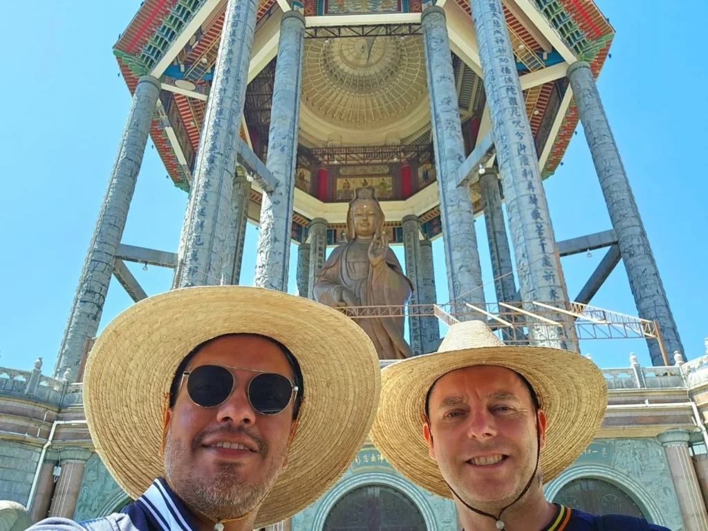 Cruising with Danny and Peter, Holland America Line, Westerdam, Penang, Malaysia | Explore Penang’s cultural treasures with the Kek Lok Si Temple’s intricate pagoda, Wat Chaiya Mangkalaram’s colossal reclining Buddha, Dhammikarama Burmese Temple’s golden structures, the ornate interior of Pinang Peranakan Mansion, the lush greenery of Penang Botanical Gardens, and the breathtaking panoramic views from Penang Hill.