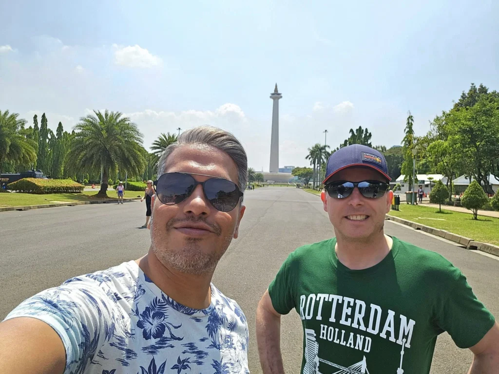 Cruising with Danny and Peter, Holland America Line, Westerdam, Tanjung Priok, Jakarta, Java, Indonesia | Experience Jakarta's rich heritage and culinary delights: Tanjung Priok Port highlights its bustling maritime history, while historic Phinisi schooners at Sunda Kelapa and Dutch colonial architecture in Batavia Stad reflect Jakarta’s past. Enjoy panoramic views from Monas National Monument and savor a delicious Indonesian buffet lunch showcasing traditional dishes. Explore Taman Mini Indonesia Indah to see diverse cultural pavilions representing Indonesia's rich heritage.