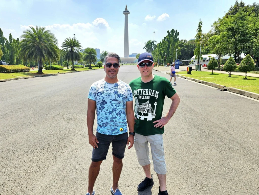 Cruising with Danny and Peter, Holland America Line, Westerdam, Tanjung Priok, Jakarta, Java, Indonesia | Experience Jakarta's rich heritage and culinary delights: Tanjung Priok Port highlights its bustling maritime history, while historic Phinisi schooners at Sunda Kelapa and Dutch colonial architecture in Batavia Stad reflect Jakarta’s past. Enjoy panoramic views from Monas National Monument and savor a delicious Indonesian buffet lunch showcasing traditional dishes. Explore Taman Mini Indonesia Indah to see diverse cultural pavilions representing Indonesia's rich heritage.