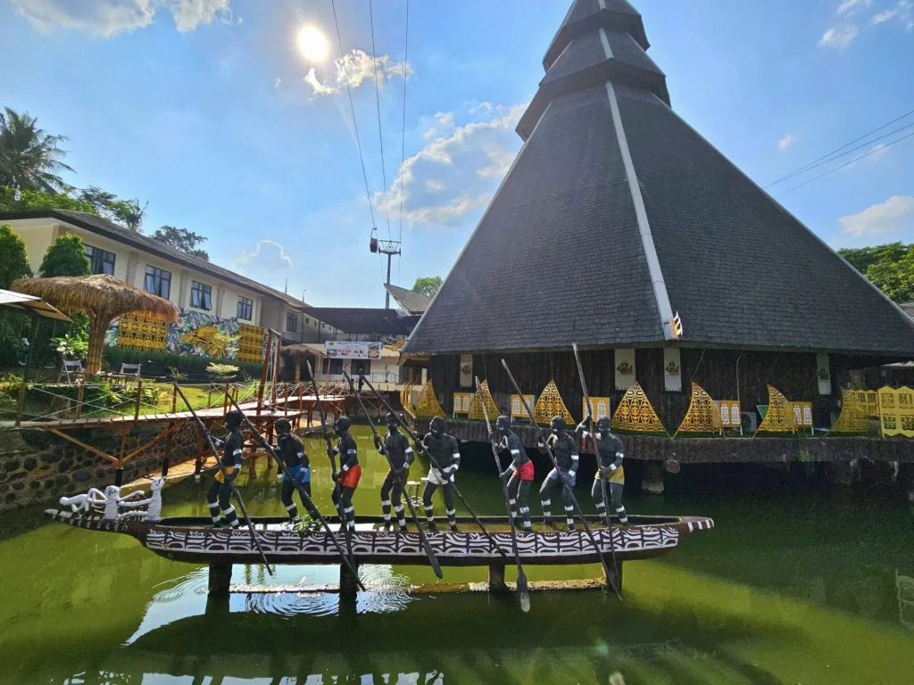 Cruising with Danny and Peter, Holland America Line, Westerdam, Tanjung Priok, Jakarta, Java, Indonesia | Experience Jakarta's rich heritage and culinary delights: Tanjung Priok Port highlights its bustling maritime history, while historic Phinisi schooners at Sunda Kelapa and Dutch colonial architecture in Batavia Stad reflect Jakarta’s past. Enjoy panoramic views from Monas National Monument and savor a delicious Indonesian buffet lunch showcasing traditional dishes. Explore Taman Mini Indonesia Indah to see diverse cultural pavilions representing Indonesia's rich heritage.