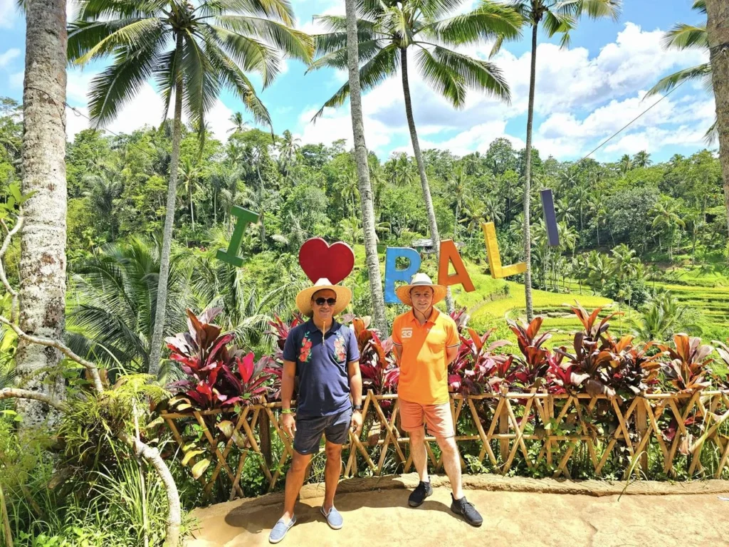 Cruising with Danny and Peter, Holland America Line, Westerdam, Benoa, Denpasar, Bali, Indonesia, Bali Cultural Adventures Westerdam | Sunset over Benoa Beach, lush Tegalalang Rice Terraces, playful Ubud Monkey Forest, Traditional Balinese Dance at Ubud Royal Palace, and Coffee Luwak Tasting at a plantation—showcasing the Best Places to Visit in Bali from Indonesian Cruise Ports on a Westerdam trip, blending Balinese Culture, nature, and flavor in a Bali Travel Guide for unforgettable Bali Sightseeing.