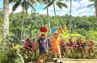 Cruising with Danny and Peter, Holland America Line, Westerdam, Benoa, Denpasar, Bali, Indonesia, Bali Cultural Adventures Westerdam | Sunset over Benoa Beach, lush Tegalalang Rice Terraces, playful Ubud Monkey Forest, Traditional Balinese Dance at Ubud Royal Palace, and Coffee Luwak Tasting at a plantation—showcasing the Best Places to Visit in Bali from Indonesian Cruise Ports on a Westerdam trip, blending Balinese Culture, nature, and flavor in a Bali Travel Guide for unforgettable Bali Sightseeing.