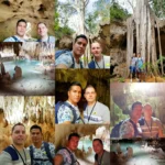 Cruising with Danny and Peter, Holland America Line, Nieuw Amsterdam, Georgetown, Cayman Islands | Bats fluttering gracefully among the stunning crystal formations inside the Georgetown Crystal Caves during the Twilight Symphony Bats Adventure, showcasing the beauty of the cave ecosystem.