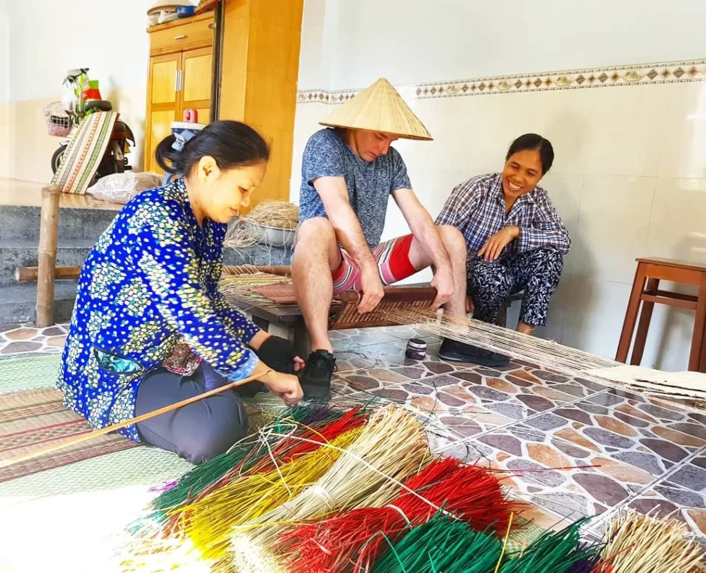 Cruising with Danny and Peter, Holland America Line, Westerdam, Nha Trang, Vietnam | Vibrant local markets in Nha Trang showcasing fresh produce and street food during a Nha Trang tour experience; scenic river cruise views with lush landscapes; delicious Vietnamese dishes like pho and banh mi from a Nha Trang food tour; historical sites featuring ancient temples and architecture in Nha Trang, Vietnam.