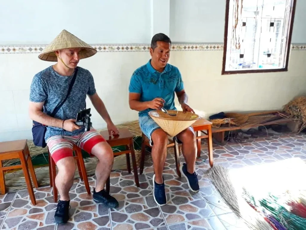 Cruising with Danny and Peter, Holland America Line, Westerdam, Nha Trang, Vietnam | Vibrant local markets in Nha Trang showcasing fresh produce and street food during a Nha Trang tour experience; scenic river cruise views with lush landscapes; delicious Vietnamese dishes like pho and banh mi from a Nha Trang food tour; historical sites featuring ancient temples and architecture in Nha Trang, Vietnam.