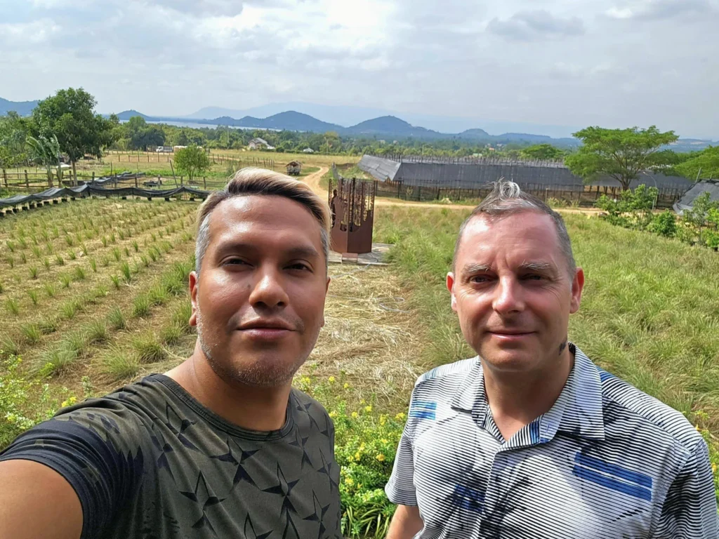 Cruising with Danny and Peter, Holland America Line, Westerdam, Sihanoukville, Cambodia, Cambodia Coastal Exploration | Golden sands and turquoise waves at Sihanoukville Beaches, busy Le Kep Crab Market with fresh crab and Kampot pepper, lush green vines at Kampot Pepper Farms, elegant French Colonial Architecture along Kampot riverside, and grilled fish with Kampot pepper at Fresh Seafood Cambodia stall—all captured during an unforgettable Cambodia Coastal Exploration and Cambodia Coastal Cultural Adventure with Holland America Westerdam in Cambodia’s coastal towns.