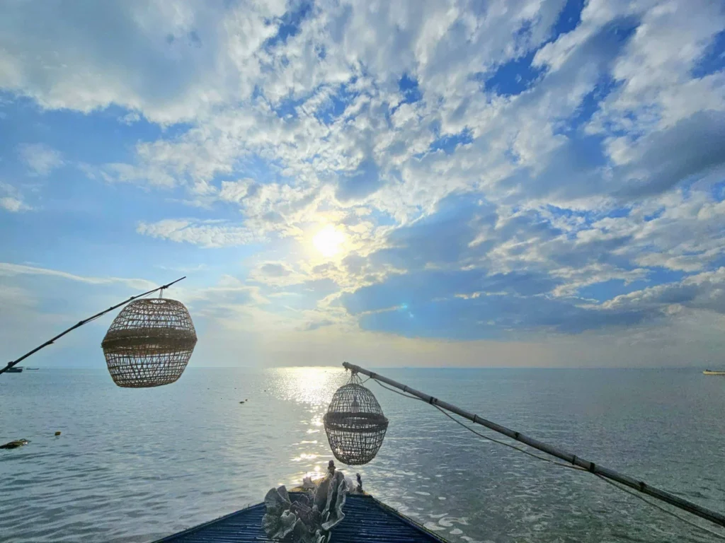 Cruising with Danny and Peter, Holland America Line, Westerdam, Sihanoukville, Cambodia, Cambodia Coastal Exploration | Golden sands and turquoise waves at Sihanoukville Beaches, busy Le Kep Crab Market with fresh crab and Kampot pepper, lush green vines at Kampot Pepper Farms, elegant French Colonial Architecture along Kampot riverside, and grilled fish with Kampot pepper at Fresh Seafood Cambodia stall—all captured during an unforgettable Cambodia Coastal Exploration and Cambodia Coastal Cultural Adventure with Holland America Westerdam in Cambodia’s coastal towns.