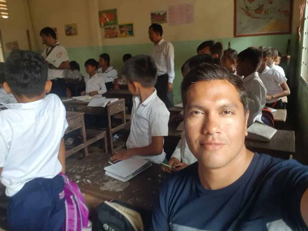 Cruising with Danny and Peter, Holland America Line, Westerdam, Sihanoukville, Cambodia | Pagoda visit in Sihanoukville during a cultural experience, featuring a monk blessing ceremony, vibrant local market tour, and serene beach retreat for a memorable spiritual and cultural day trip in Cambodia.