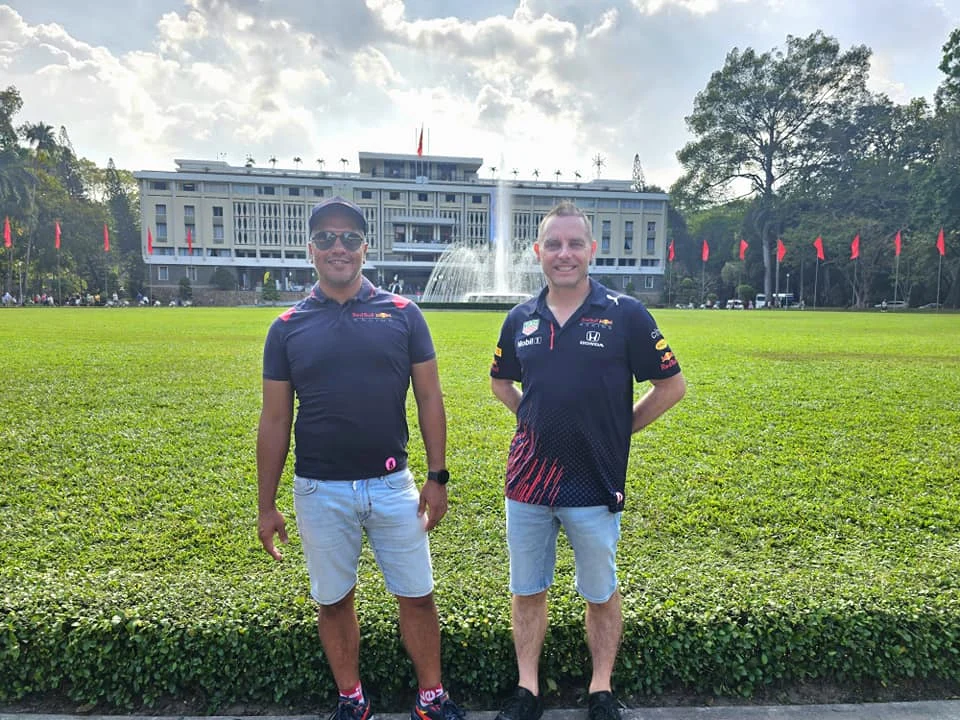 Cruising with Danny and Peter, Holland America Line, Westerdam, Phu My, Ho Chi Minh, Vietnam, Ho Chi Minh City Historical Tour | A Ho Chi Minh City Historical Tour featuring Saigon Historical Exploration: visitors marvel at Vietnamese Cultural Heritage in Ho Chi Minh City Museums, admire the French Colonial Architecture of Notre Dame Cathedral Saigon and the Central Post Office on a Saigon Landmarks Tour, enjoy the vibrant Ben Thanh Market Experience, reflect at the Independence Palace Visit during a Vietnam War History Tour, and share a heartfelt reunion with a guide from a Holland America Cruise Vietnam.