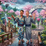 A comprehensive Kochi Japan Cruise Port Guide featuring Danny and Peter walking in the Makino Botanical Garden.